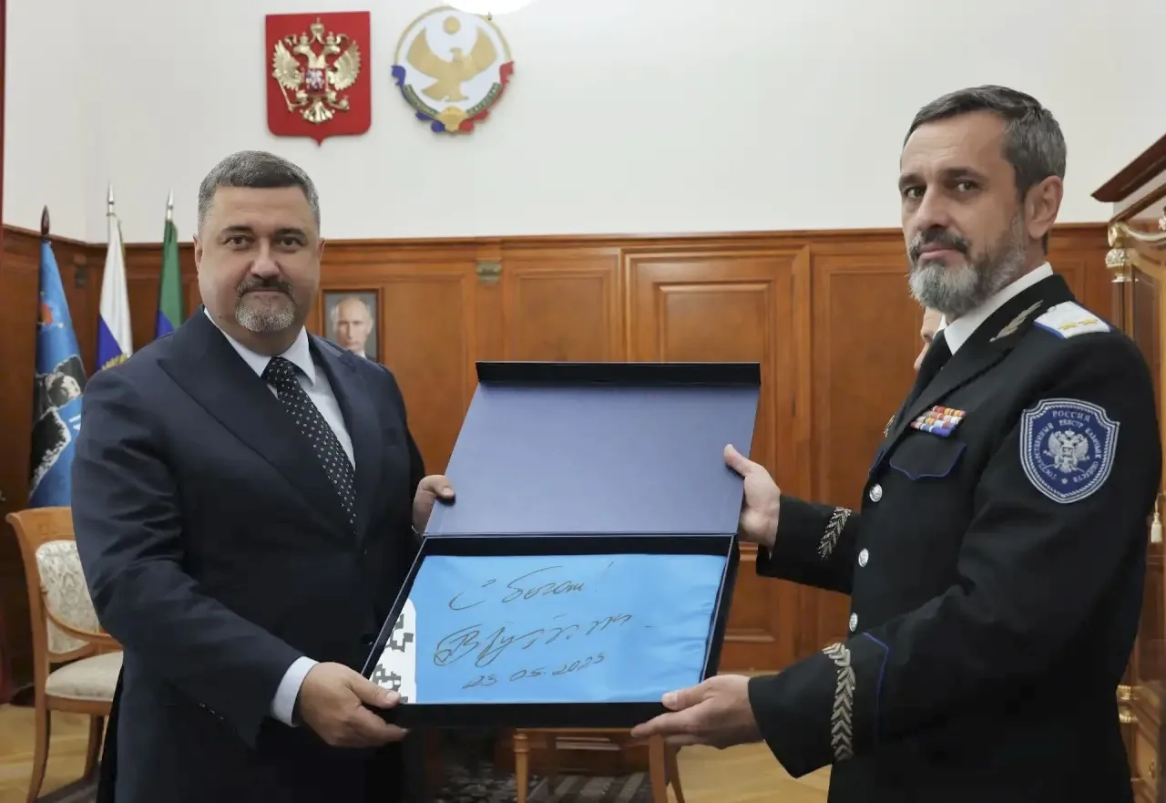 Фёдор Щукин провёл рабочую встречу с заместителем полпреда Президента РФ в СКФО, атаманом Всероссийского казачьего общества Виталием Кузнецовым