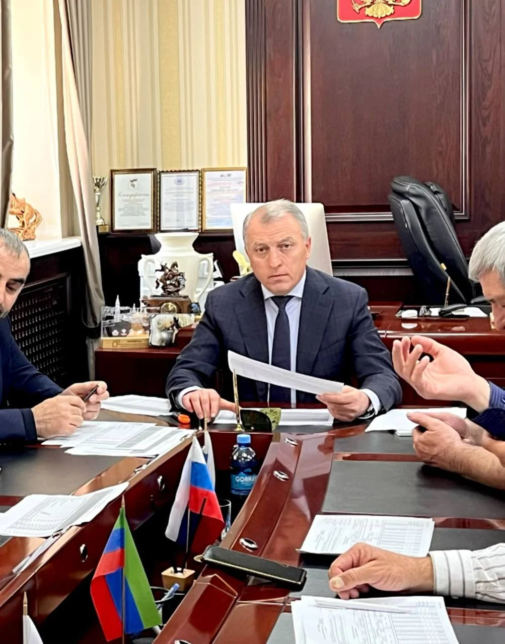 Оперативное совещание прошло в администрации Агульского района