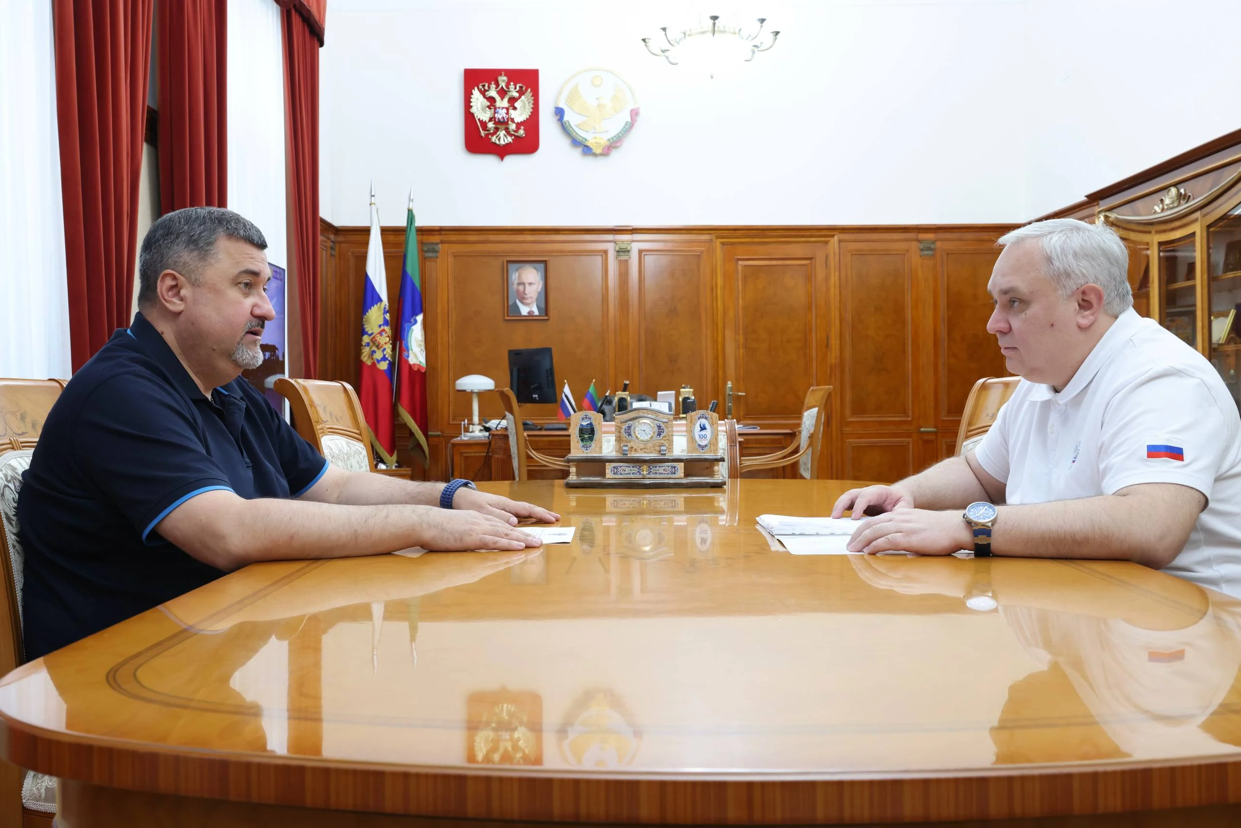 Фёдор Щукин и глава Упрдор «Кавказ» Александр Лукашук обсудили развитие дорог Дагестана