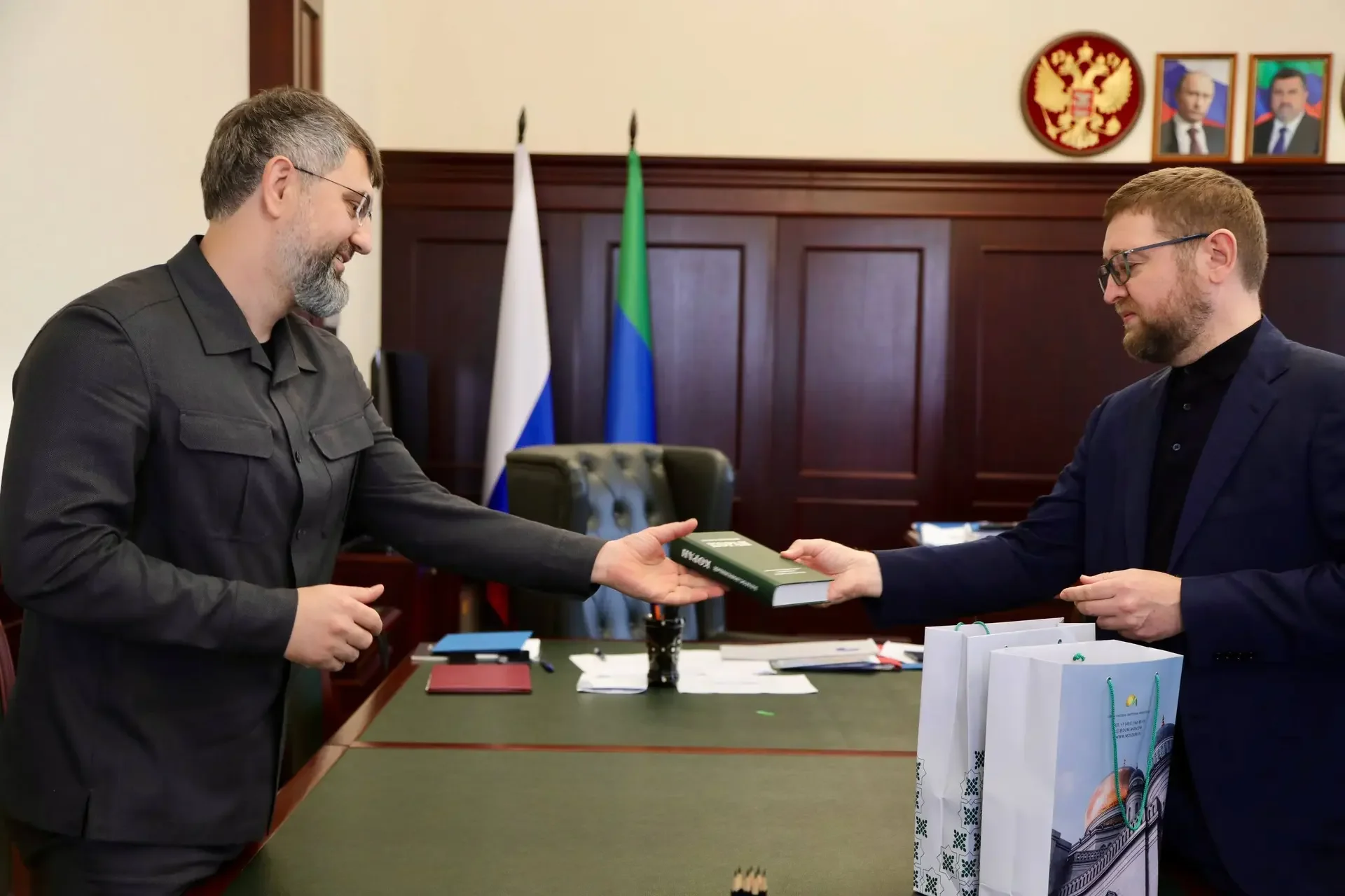 Магомед Рамазанов провел встречу с муфтием Москвы