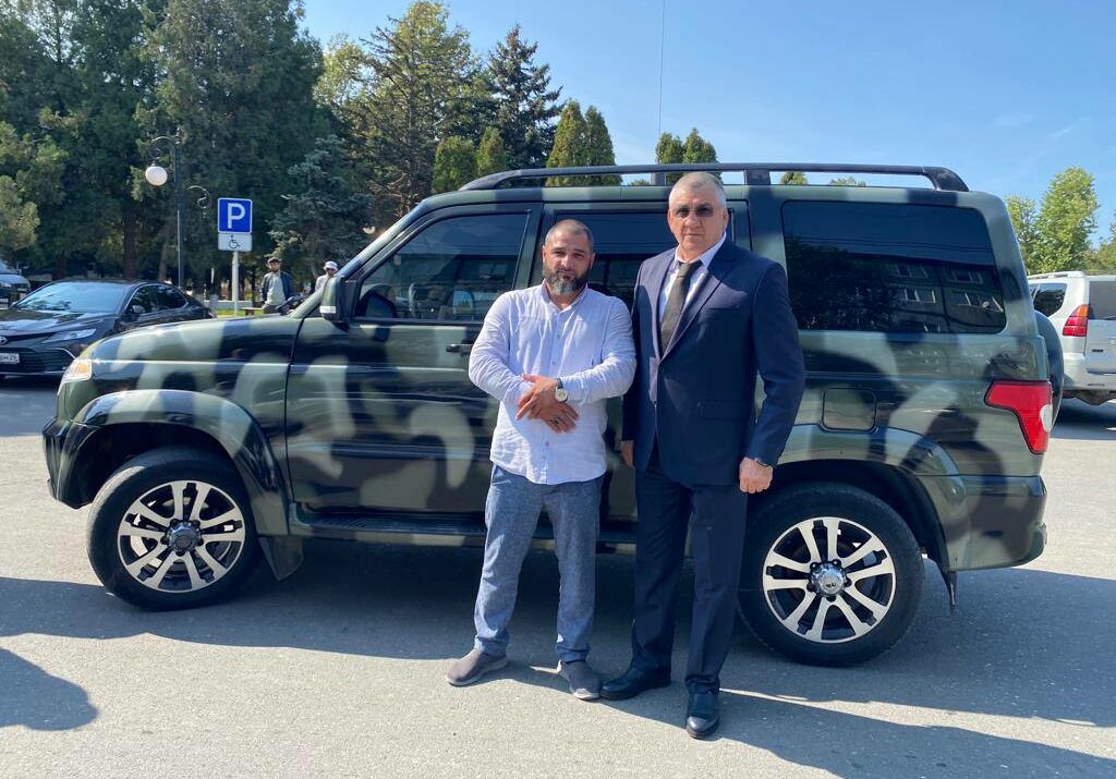 УАЗ Патриот от Кизилюрта уехал на СВО