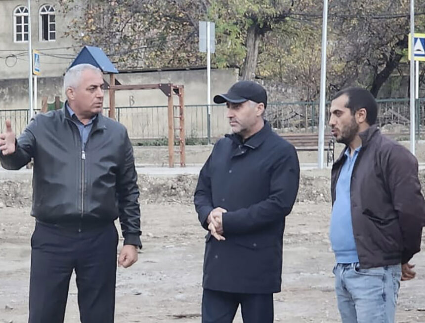 Джамалудин Нажмудинов осмотрел территорию будущего Сада памяти в Гергебильском районе