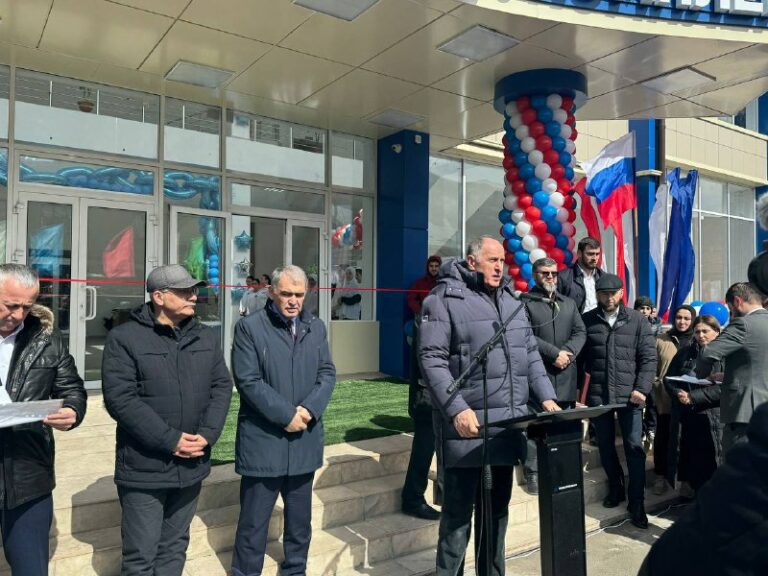 В селе Ахты Ахтынского района открыт современный физкультурный спорткомплекс