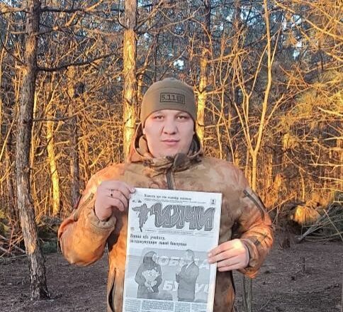Газету "Илчи" читают на передовой