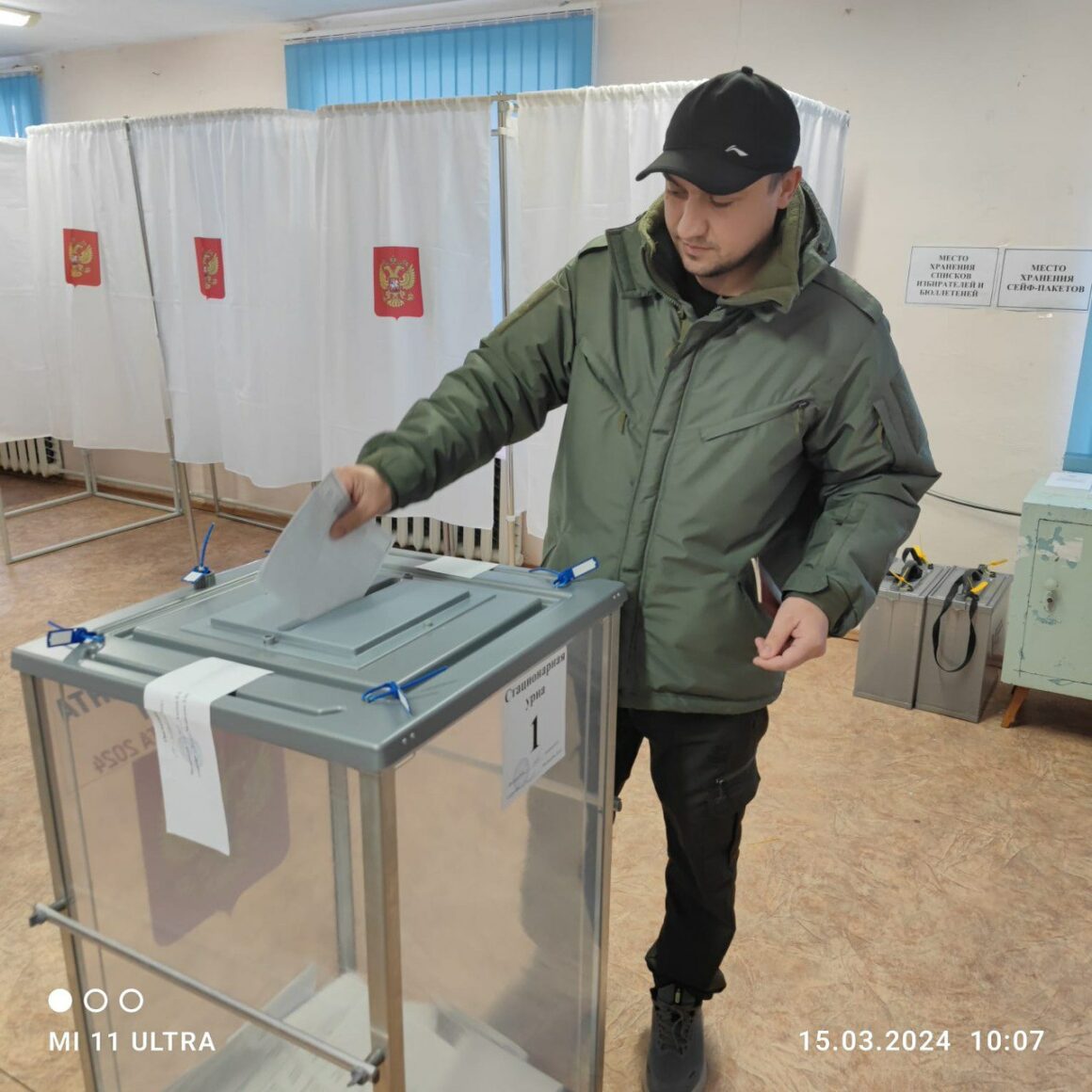 Герой СВО Виктор Кутейко: «Я рад, что проголосовал на выборах Президента страны»