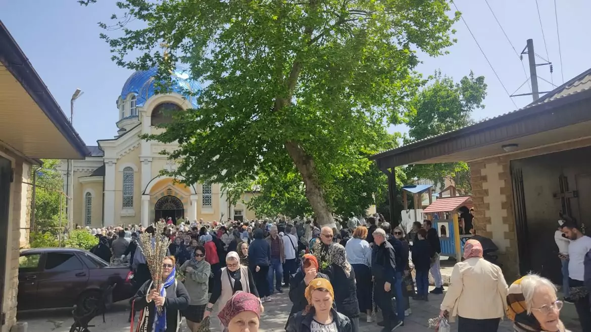 В Махачкале отпраздновали Вербное воскресенье