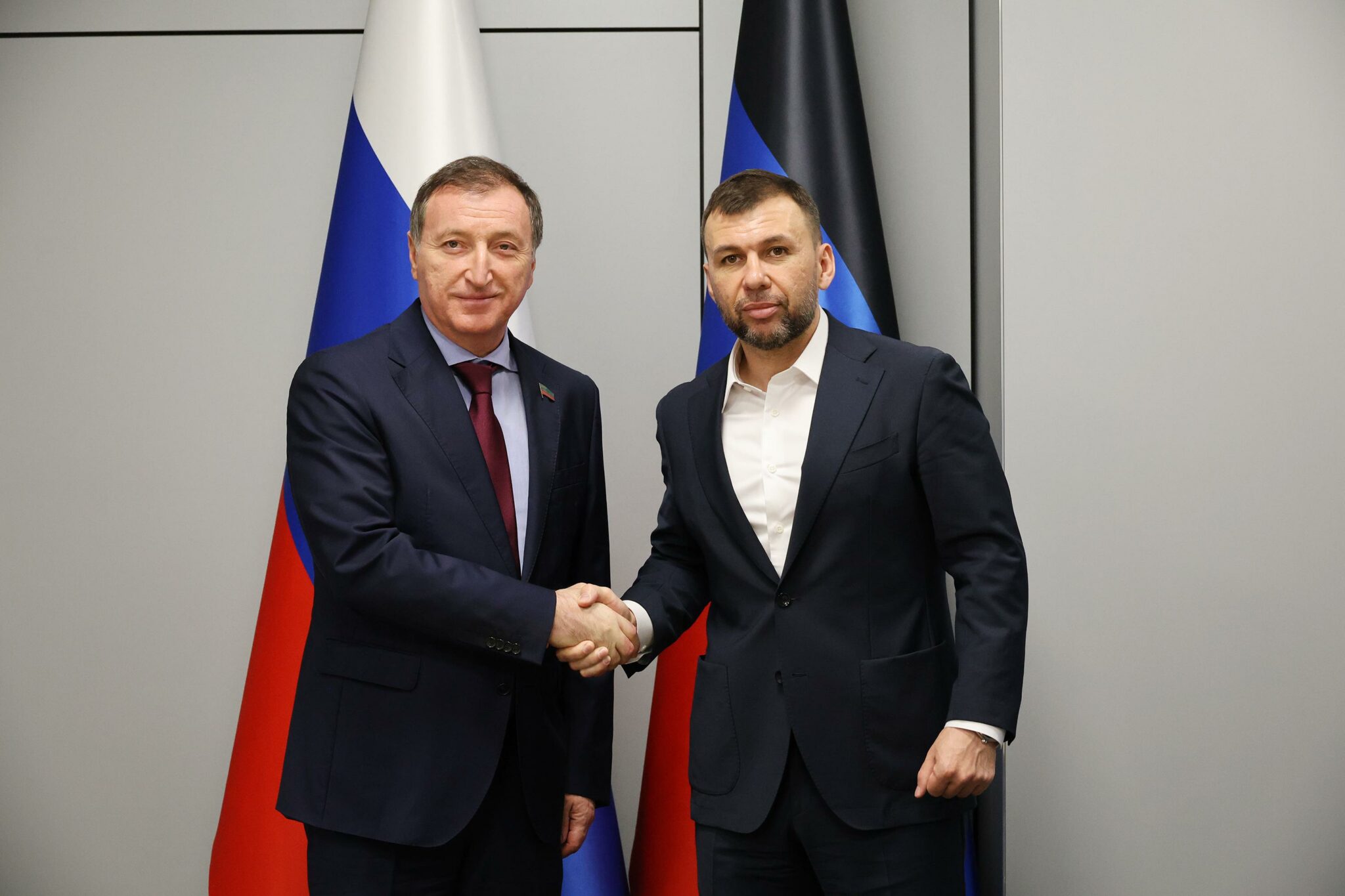 Заур Аскендеров встретился в Донецке с главой ДНР Денисом Пушилиным