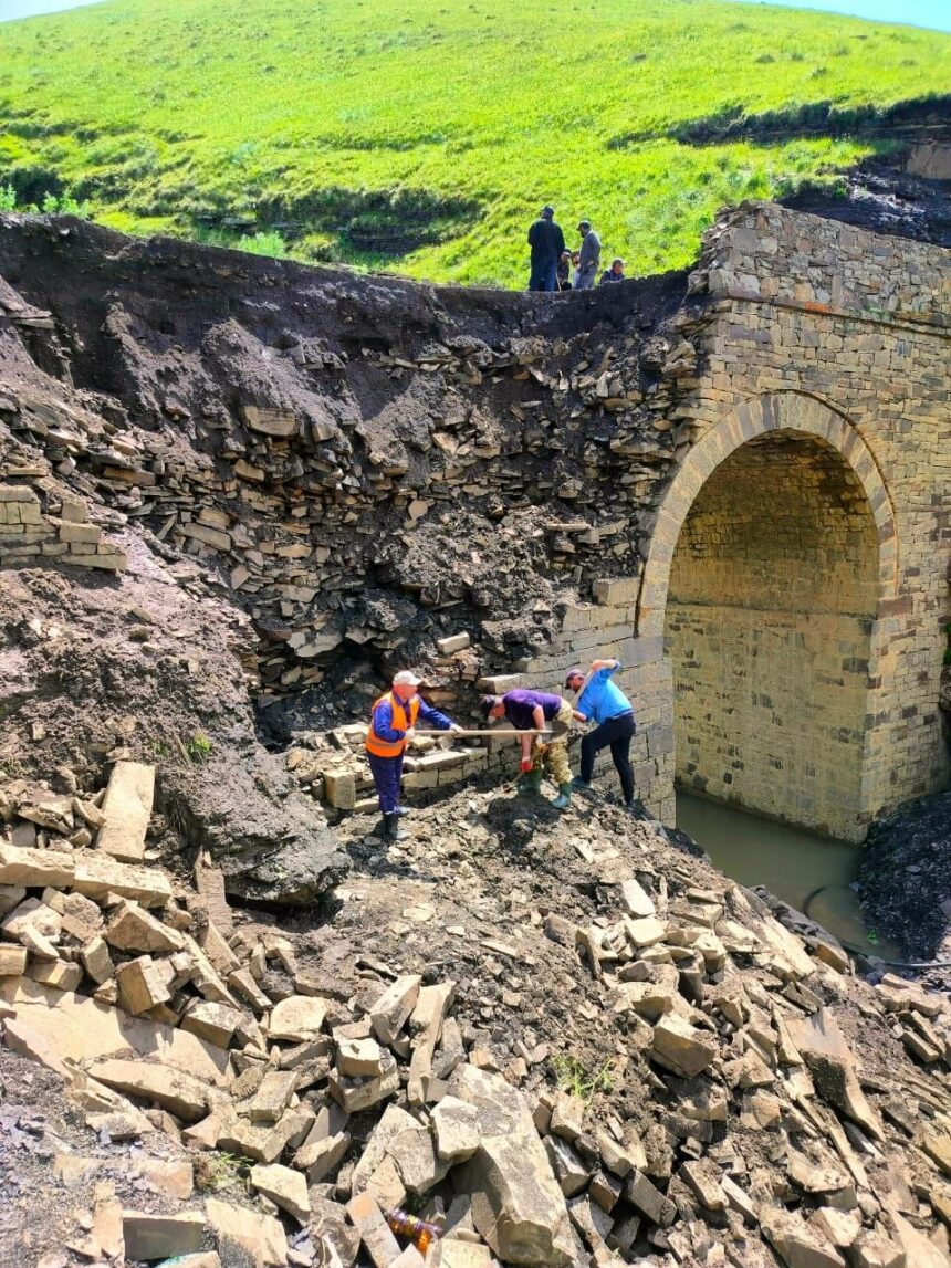 Устранение последствий непогоды продолжается в Агульском районе